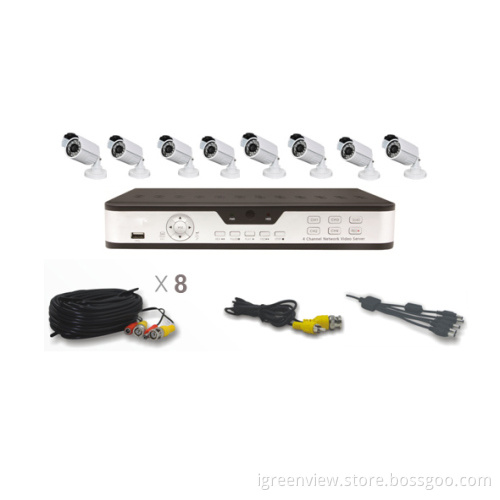 Igreenview 8 Channel Dvr Kit With 8 Outdoor Cameras